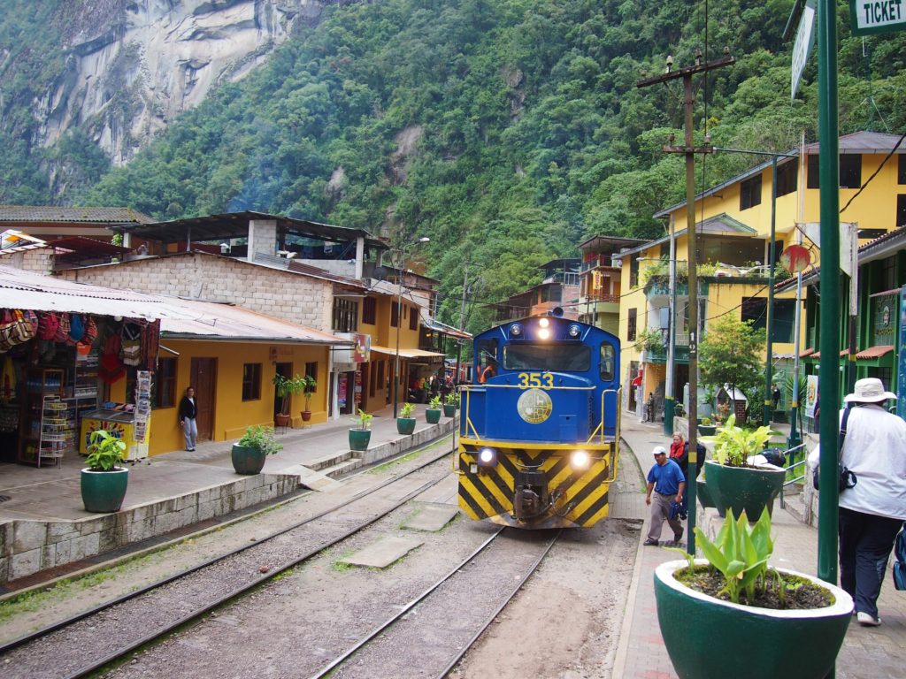 Hidroelectrica Train Station to Machu Picchu 
